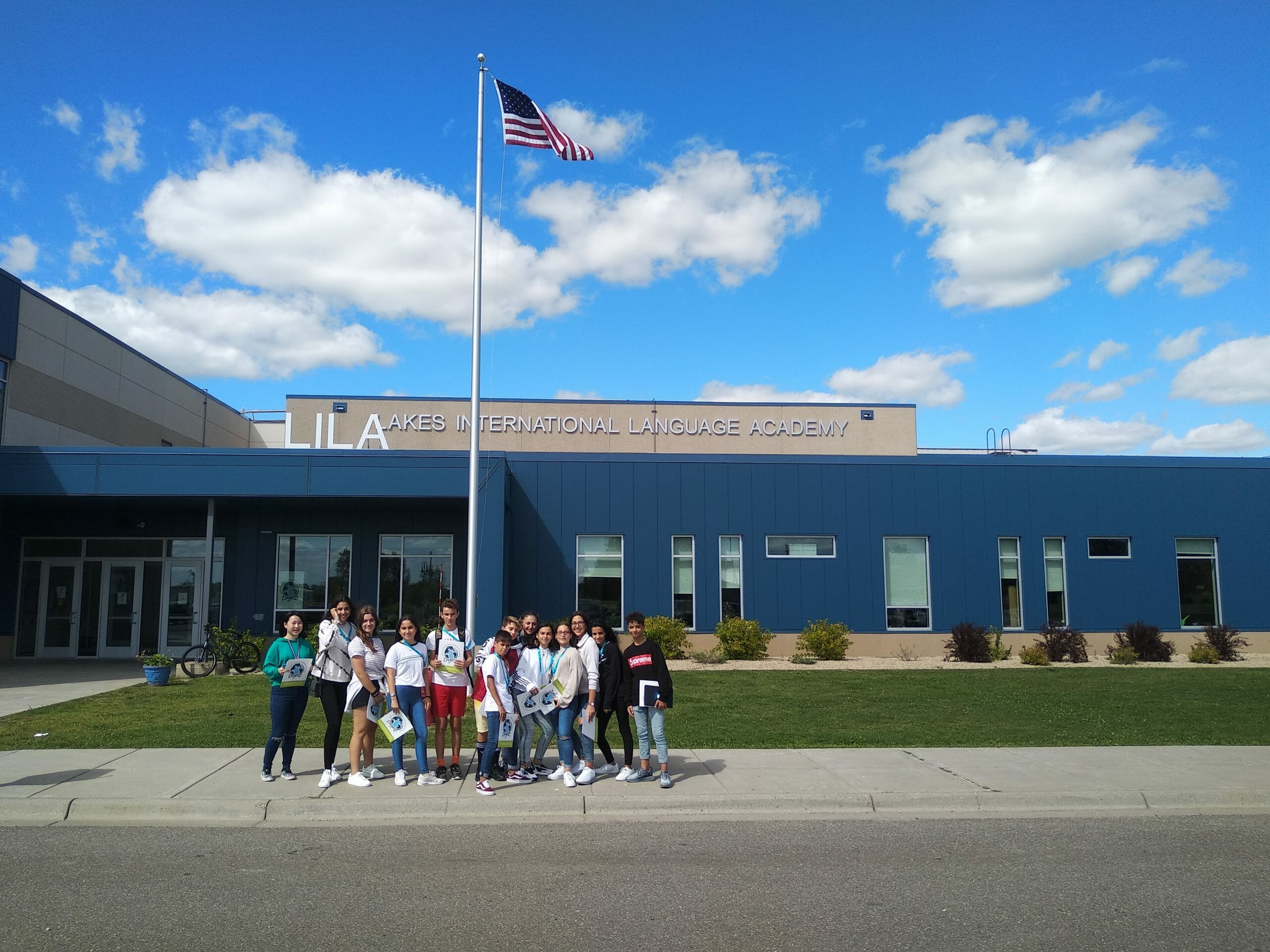 Alumnos del Colegio Privado Internacional Eurocolegio Casvi de Intercambio Lingüístico en USA.