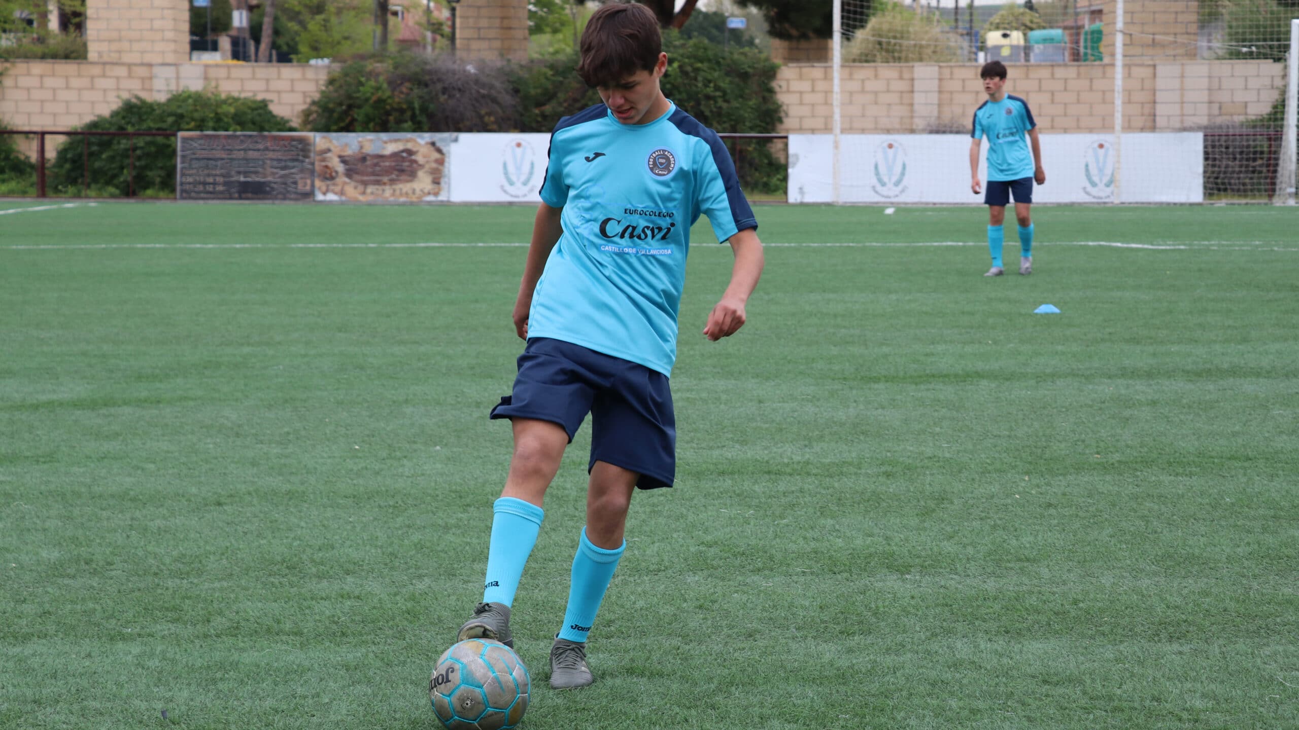 Alumnos de la Escuela Profesional de Fútbol Casvi Football Academy