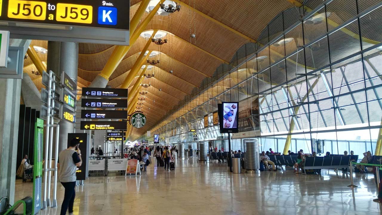 Aeropuerto de Barajas en Madrid