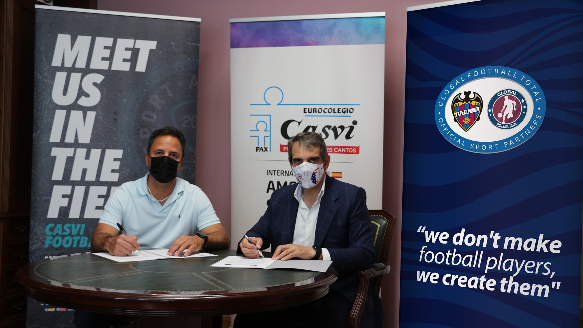Casvi Football Academy y Global Football Total firman su primer acuerdo con un proyecto internacional que fusiona la formación académica y deportiva